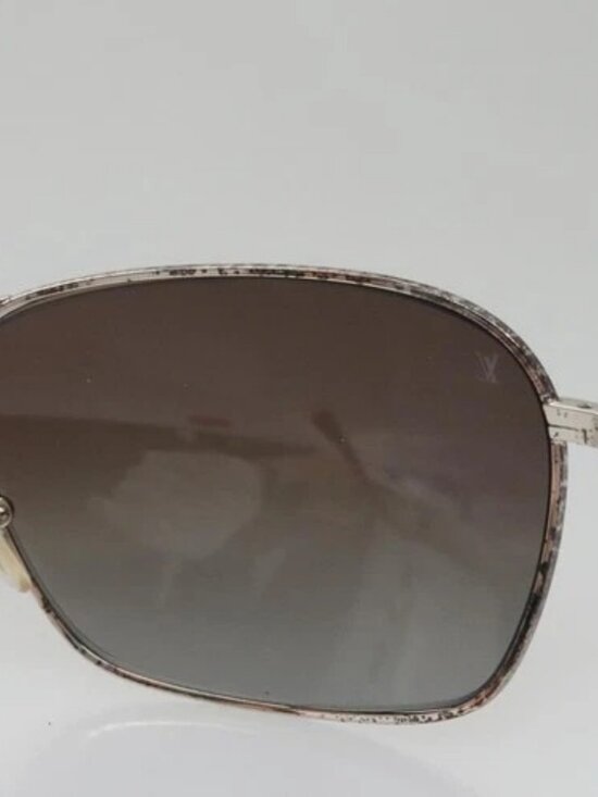 LOUIS VUITTON Damier Conspiration Sunglasses metal Brown Z0035U LV Auth am7330 main image 9